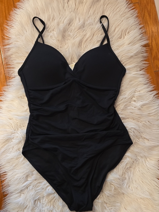 Anne Cole Other - Anne Cole Black One-Piece Swimsuit with Adjustable Straps